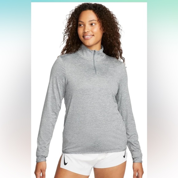 NWT Nike Women's Dri-Fit Long Sleeve Running Top, Black - Picture 4 of 5
